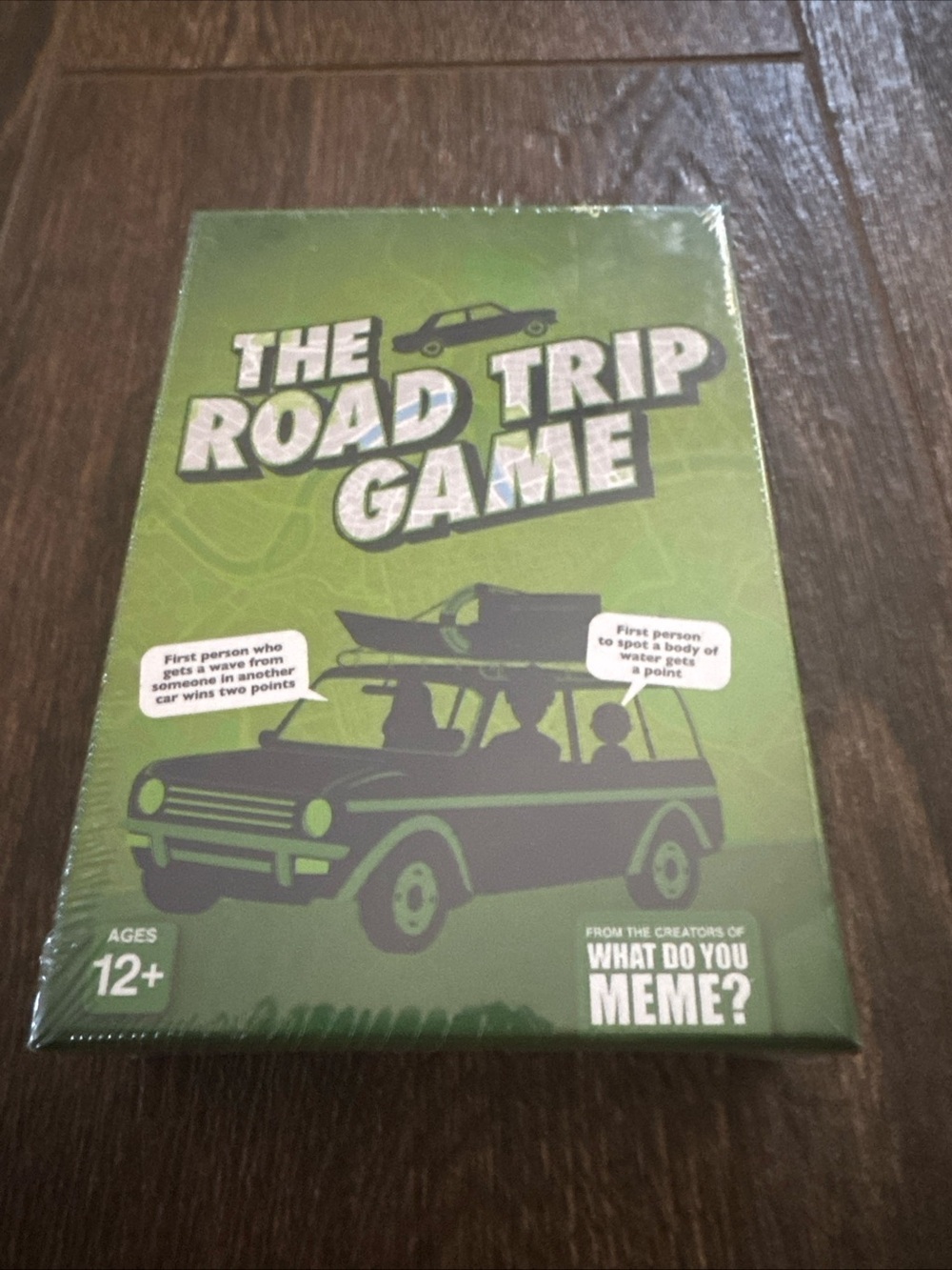 The Road Trip Game - Green travel card game